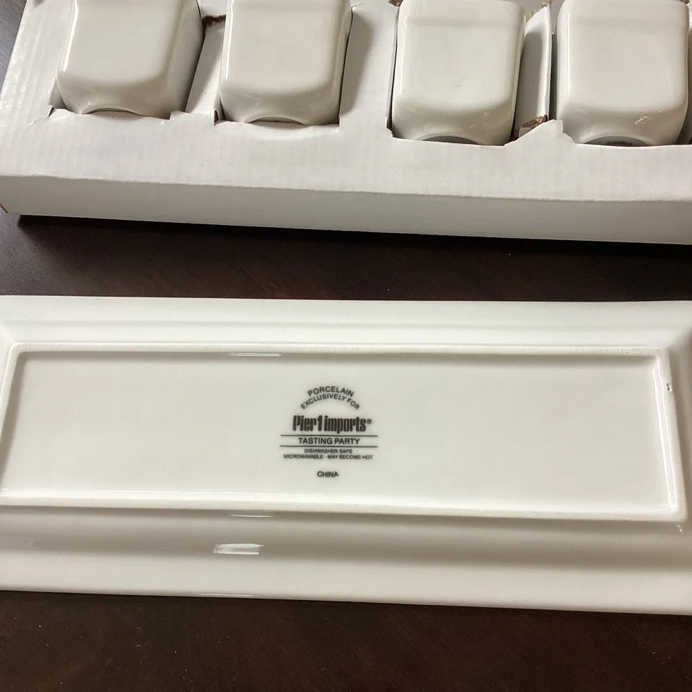 Pier 1 Imports Appetizer Set New in Box NWOTS Tasting Party